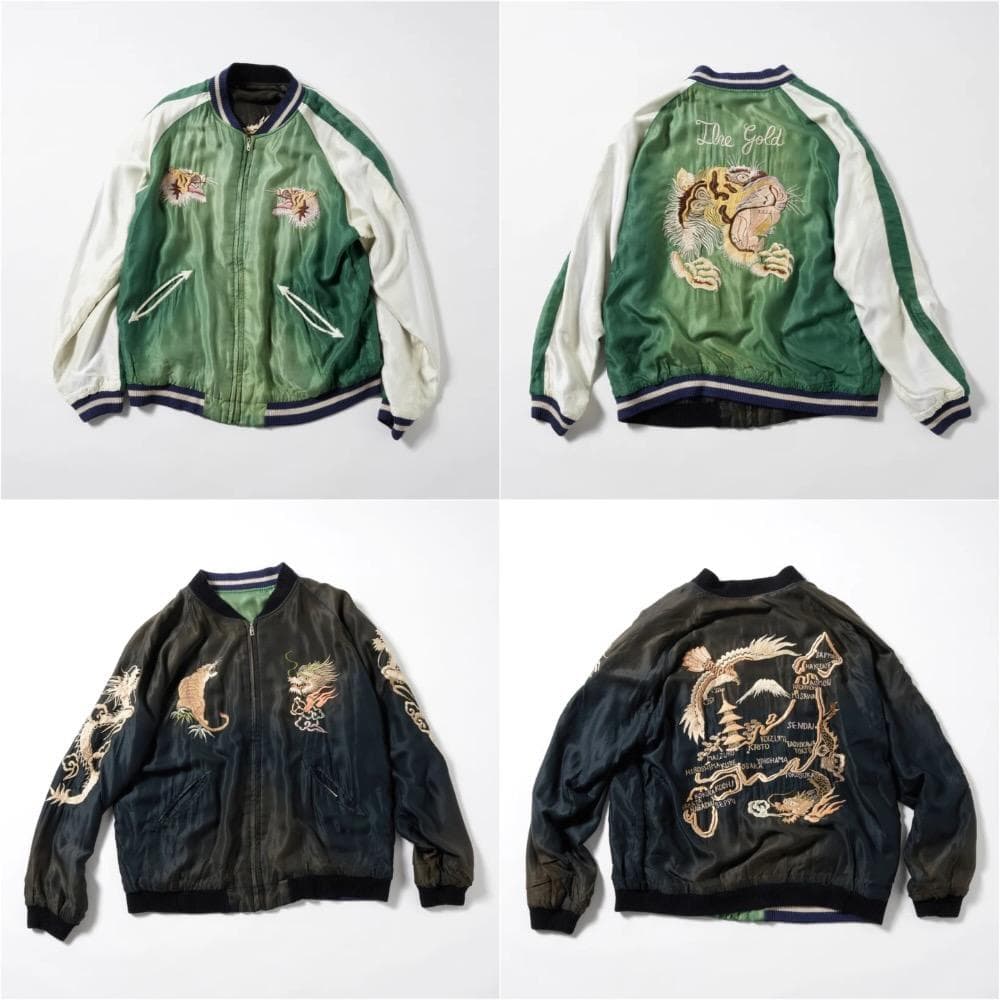 GOLD ゴールド ACETATE SOUVENIR JACKET L 新品同様