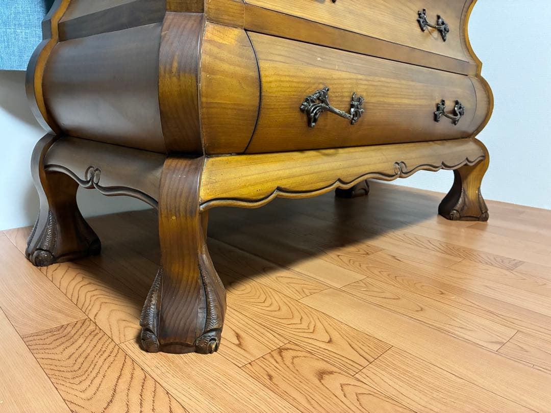 スペイン製　コモード型　3段チェスト　インテリア家具