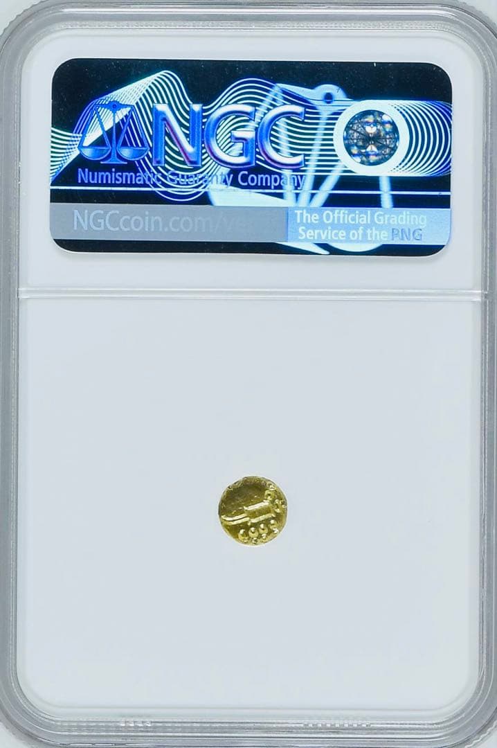 1400-1750年 マラバール/トラヴァンコール ファナム金貨NGC MS64