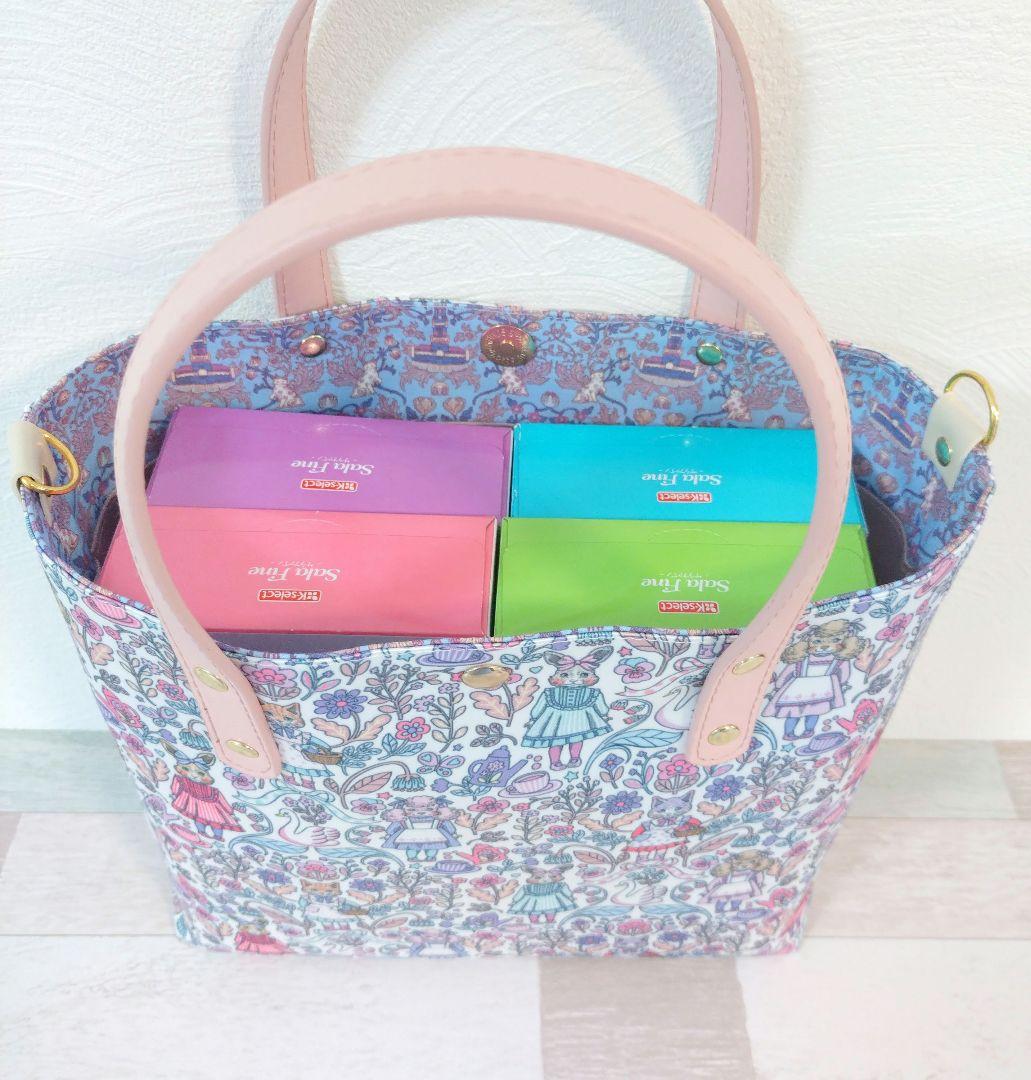 専用☆サテン生地バッグ＋ミニポーチ＆ズレてるかも？ポーチ☆ジョリーフルール