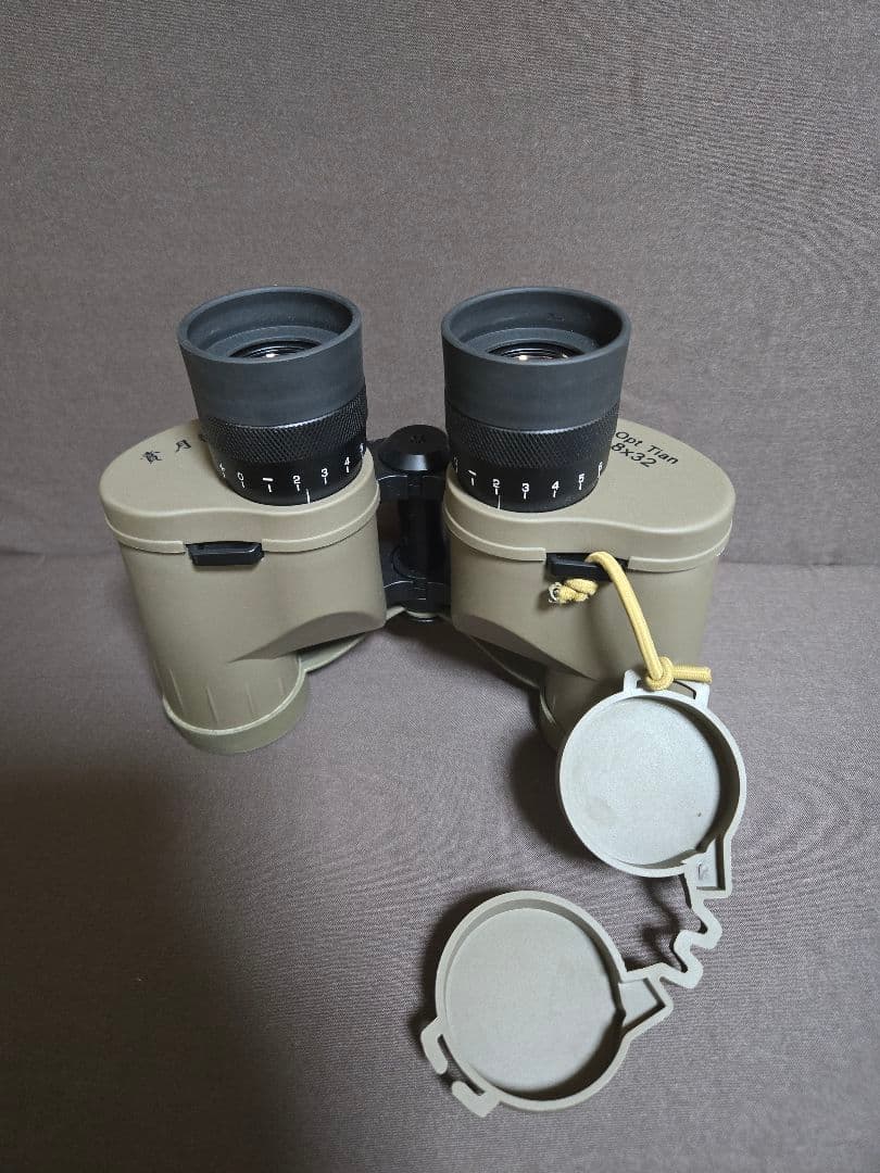 美品 tian 8×32 双眼鏡 実物 装備 ミル入 陸自 シュタイナー