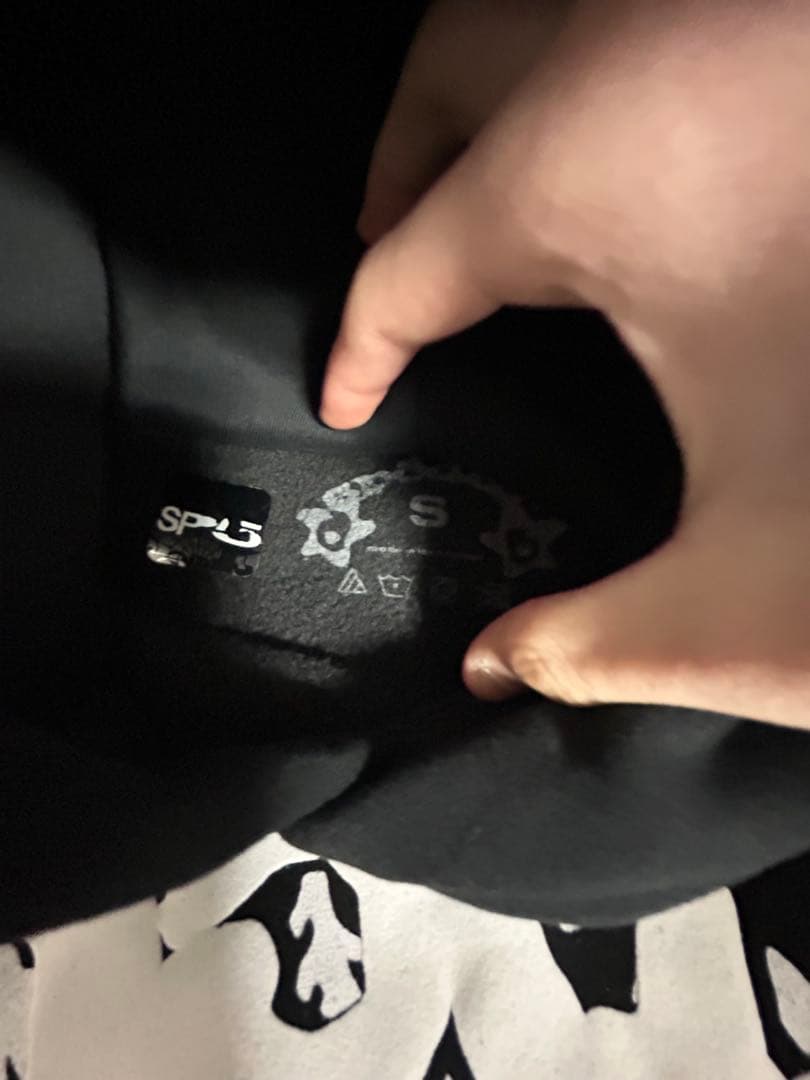 トップス sp5der hoodie black