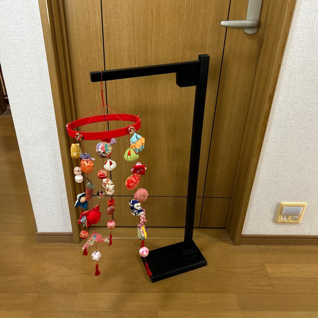 吊るし雛、スタンド付き、バンドメイド