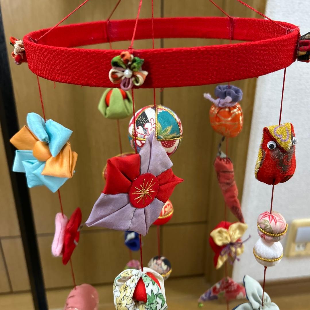 吊るし雛、スタンド付き、バンドメイド