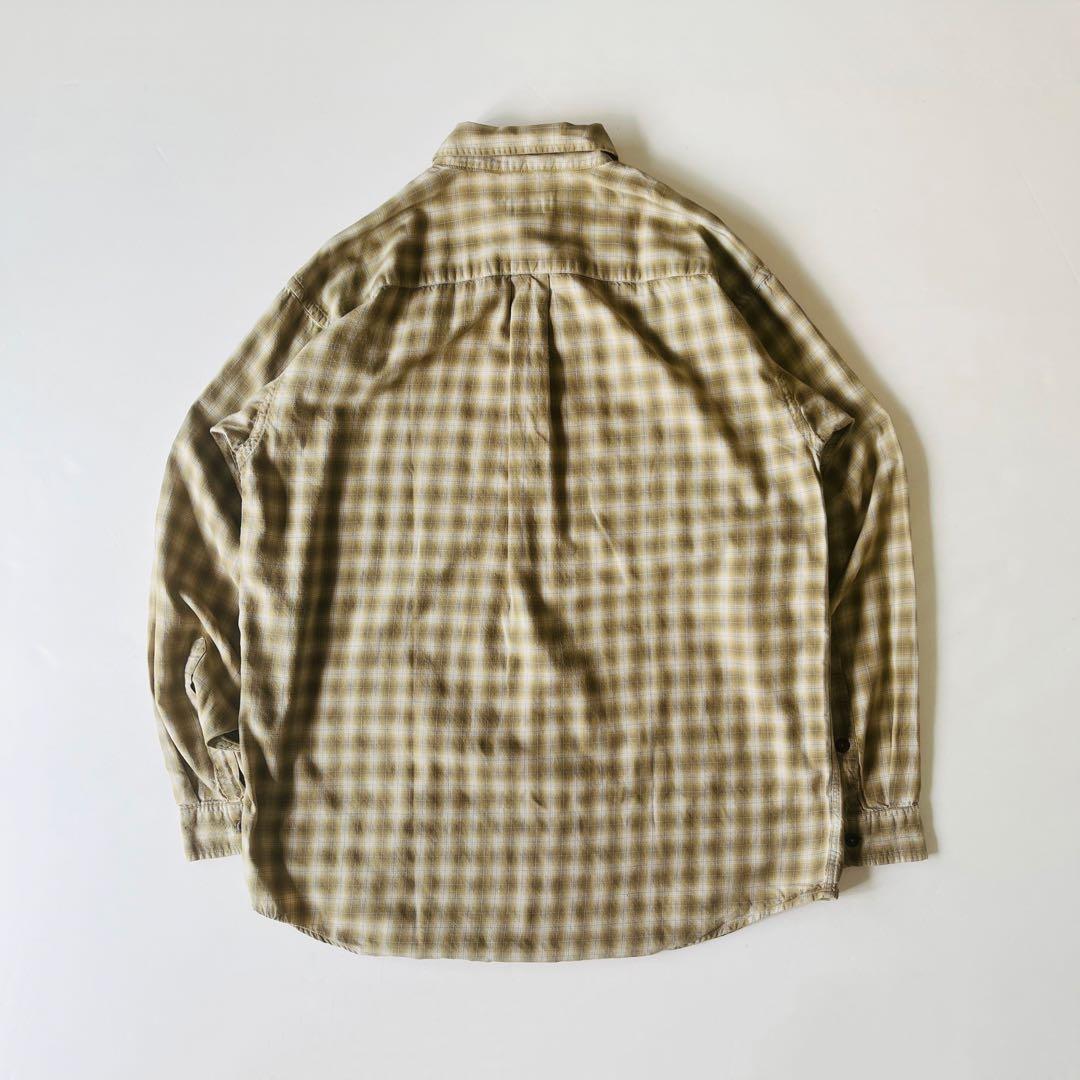 Patagonia 2005年製 L/Sフランネルシャツ オンブレ ルーマニア製