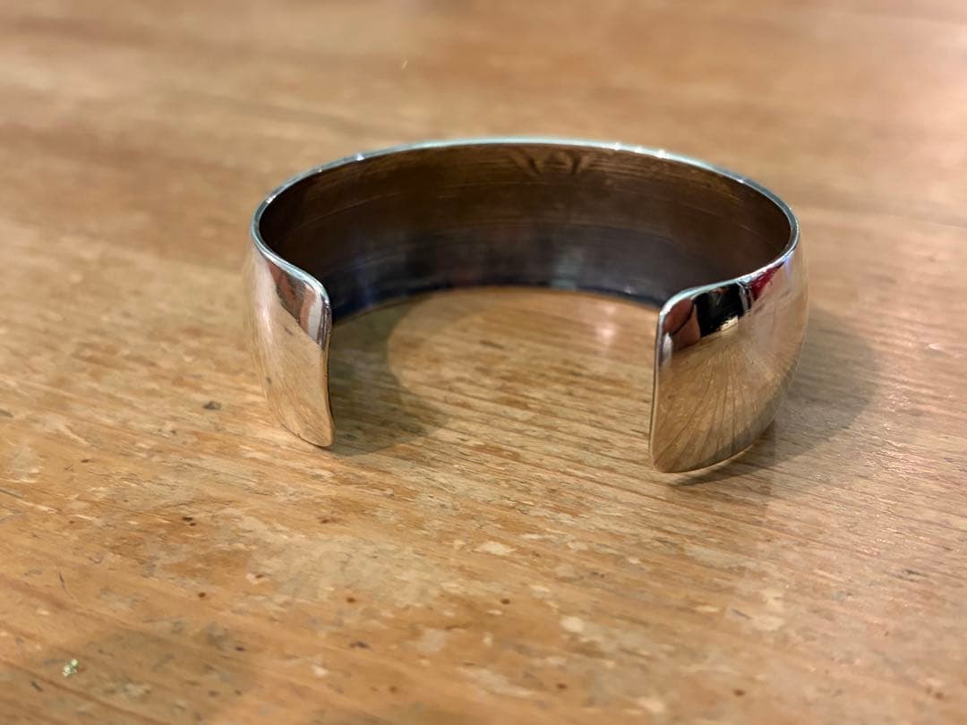 インディアン　ジュエリー　バングル　Man in the Maze HOPI