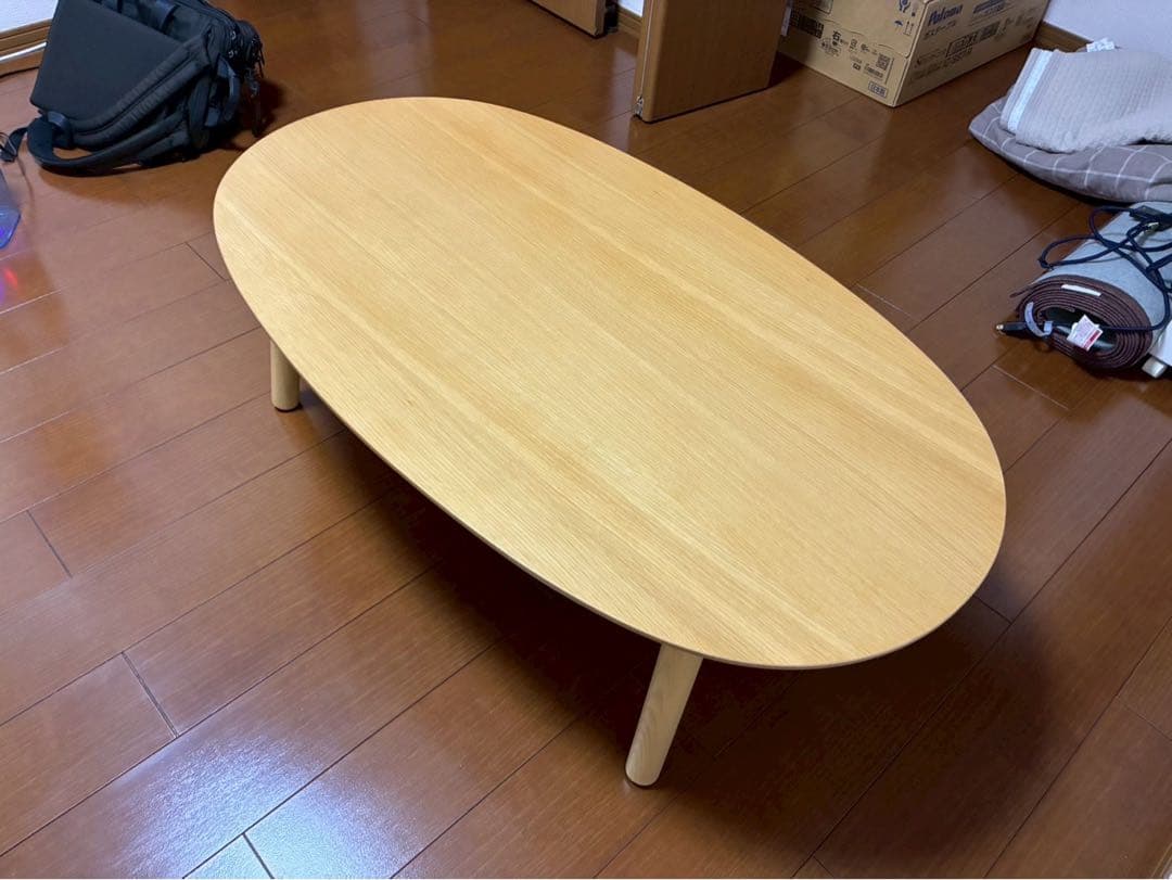 無印良品 楕円こたつ 幅97cm オーク材 kk01
