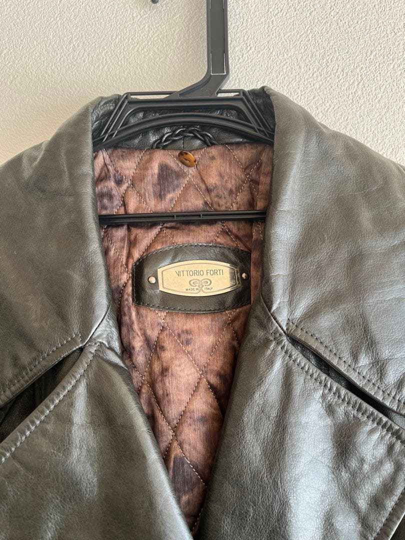 VITTORIO FORTI レザージャケット　本革　イタリア製　サイズ42