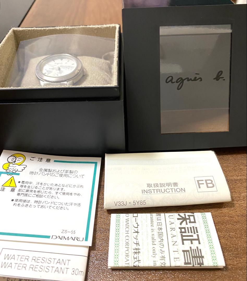 【未使用品】agnes b. 腕時計 レディース【箱・保証書あり】