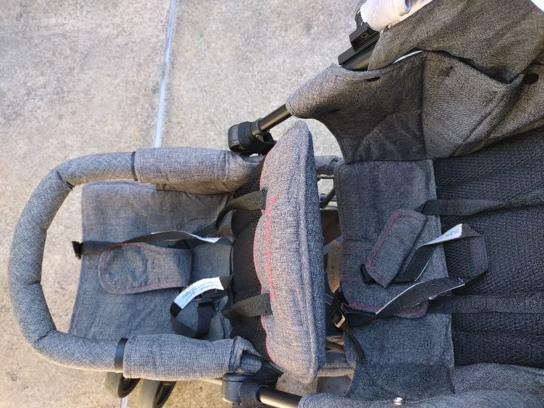 日本育児 2人乗りベビーカー