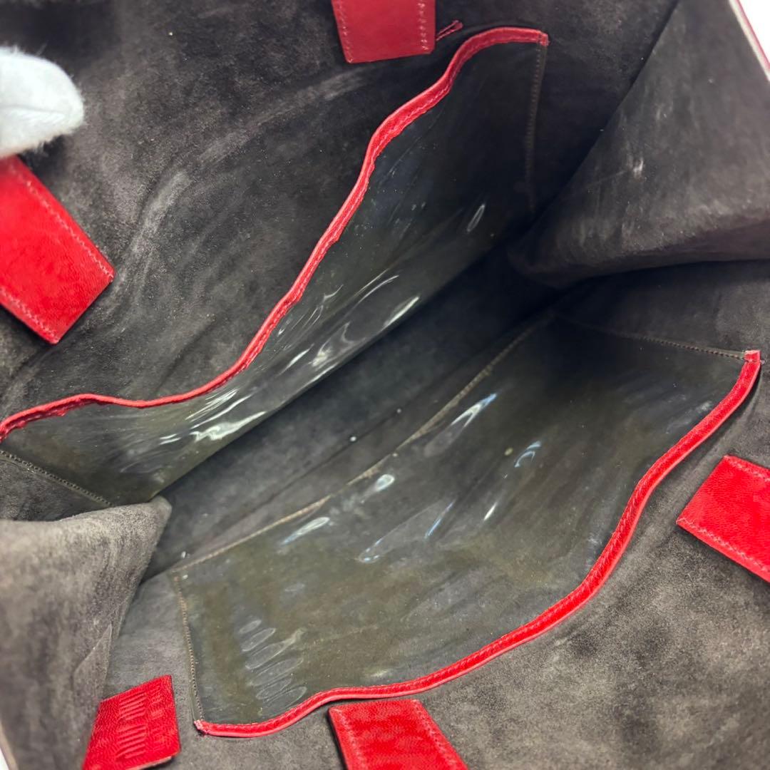 バッグ MIUMIU Big Red Leather Bag Archive