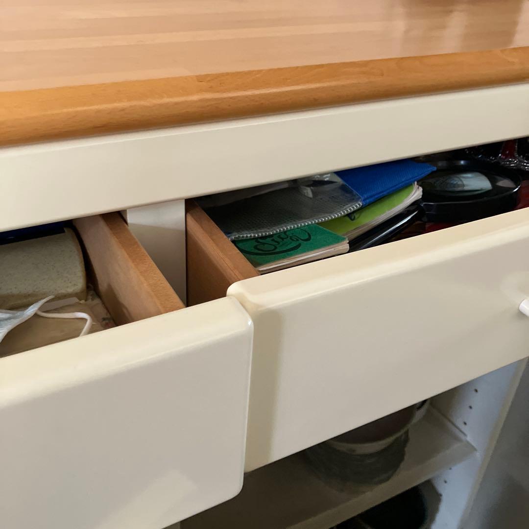 Kobuti天然木1枚板キッチンカウンター 90 × 46 × 86