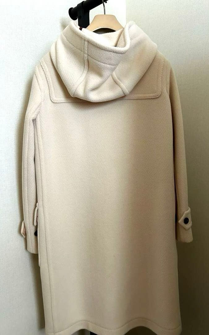 オールドイングランド　アイボリー ダッフル　保存袋付き　美品　ヘリンボーン生地