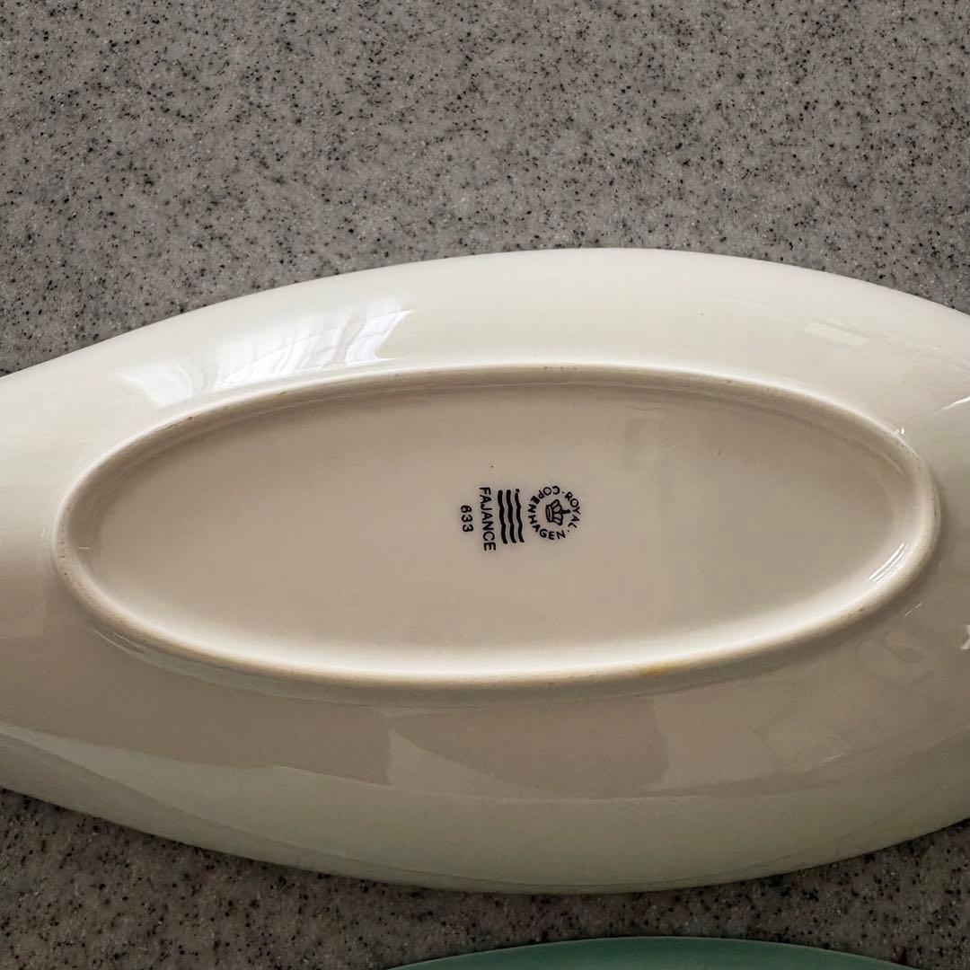 ロイヤルコペンハーゲン 魚型皿 同サイズ4枚セット