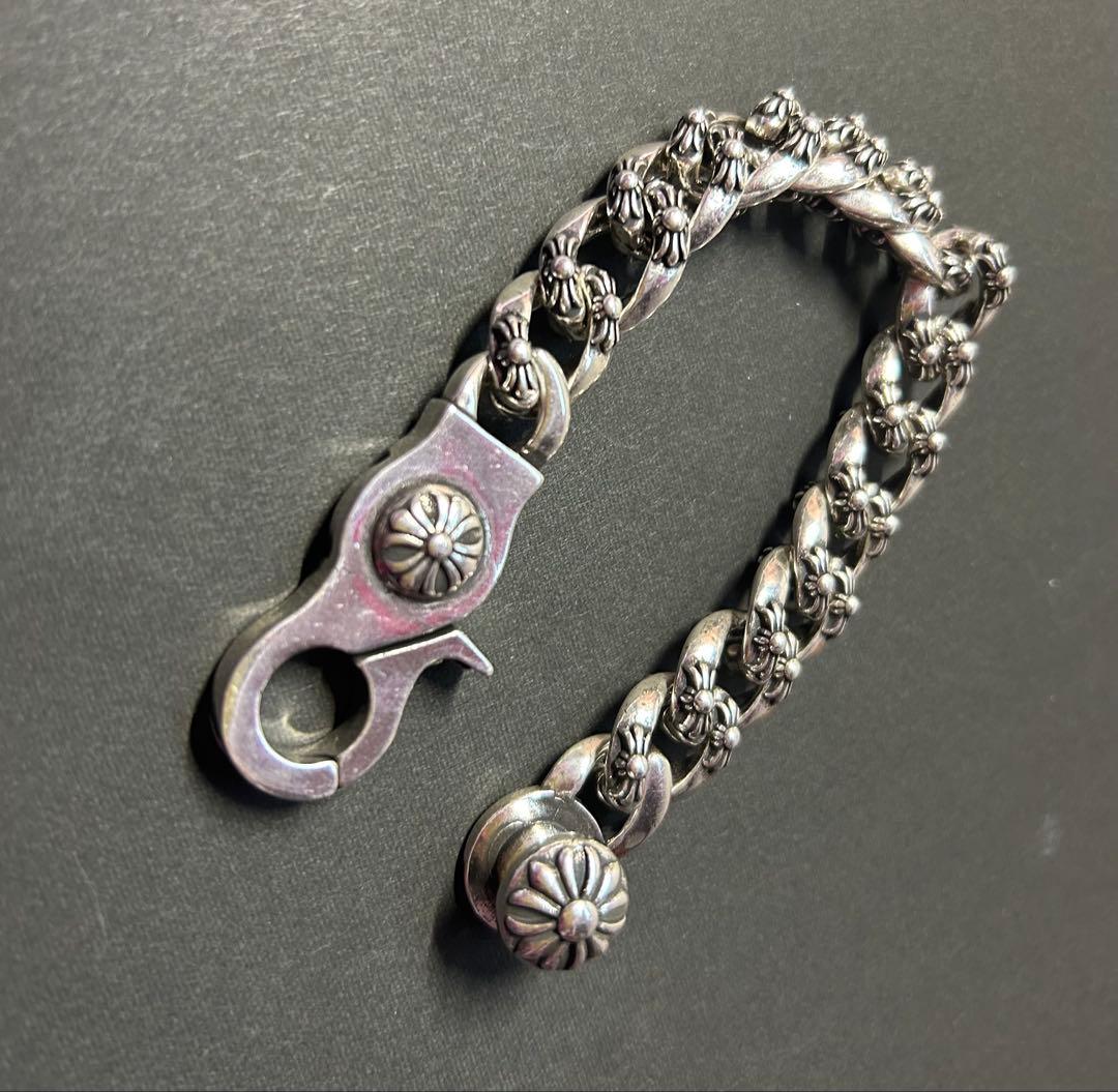 シルバー925 ブレスレット チェーン バングル アクセサリー クロス