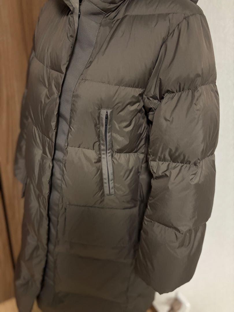 ご依頼値下げ分 美品ユニクロ ＋J ダウンロングコートジルサンダー ブラウン