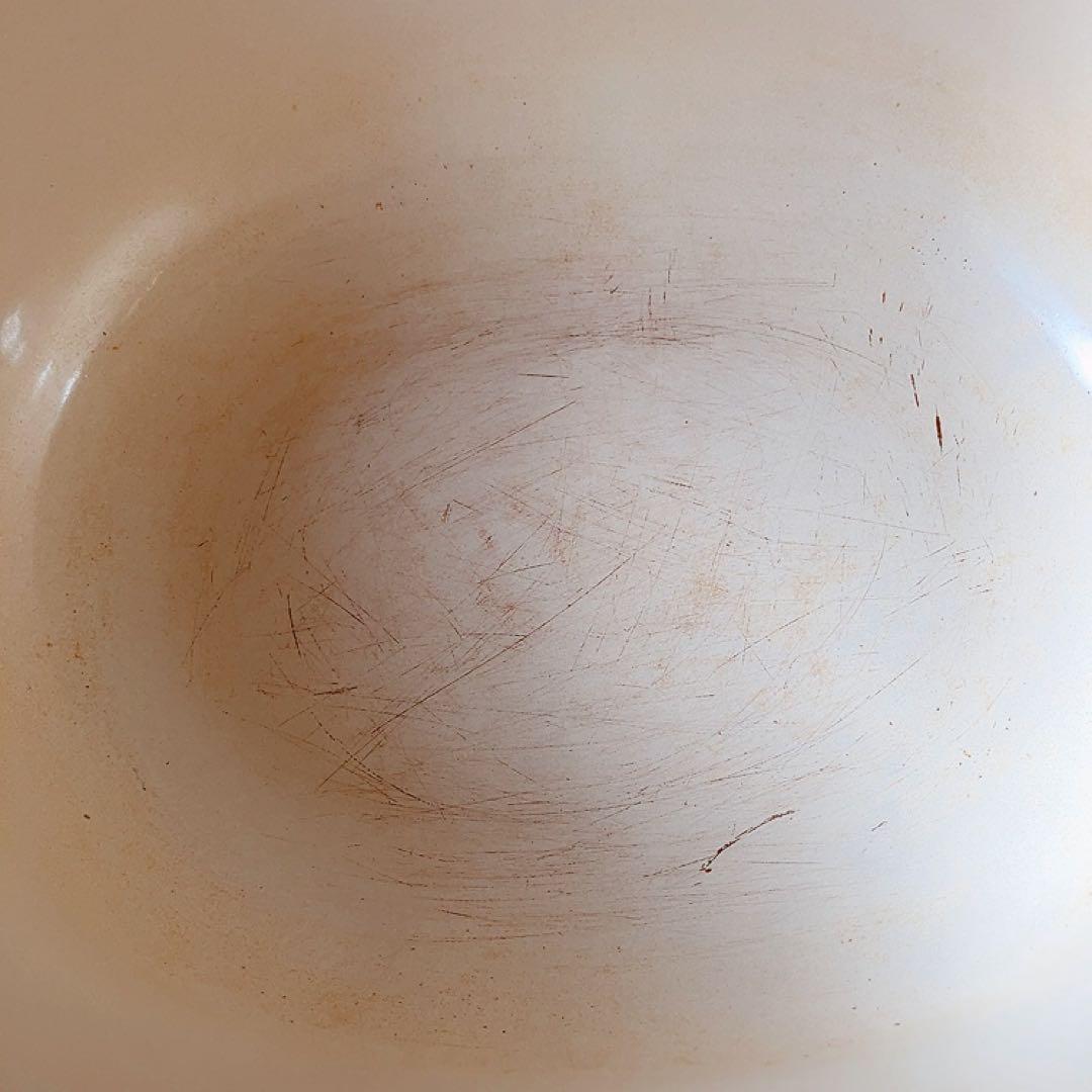 ル・クルーゼ　ヴィンテージ　ママ　ココットオーバル　２５cm　レッド