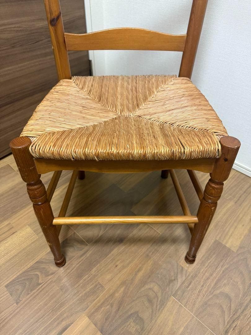 【安心のたのメル便】　イタリア製　アンティークチェア　ダイニング