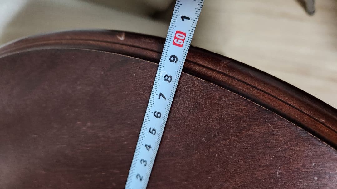 アンティーク　サイドテーブル　アイアン脚