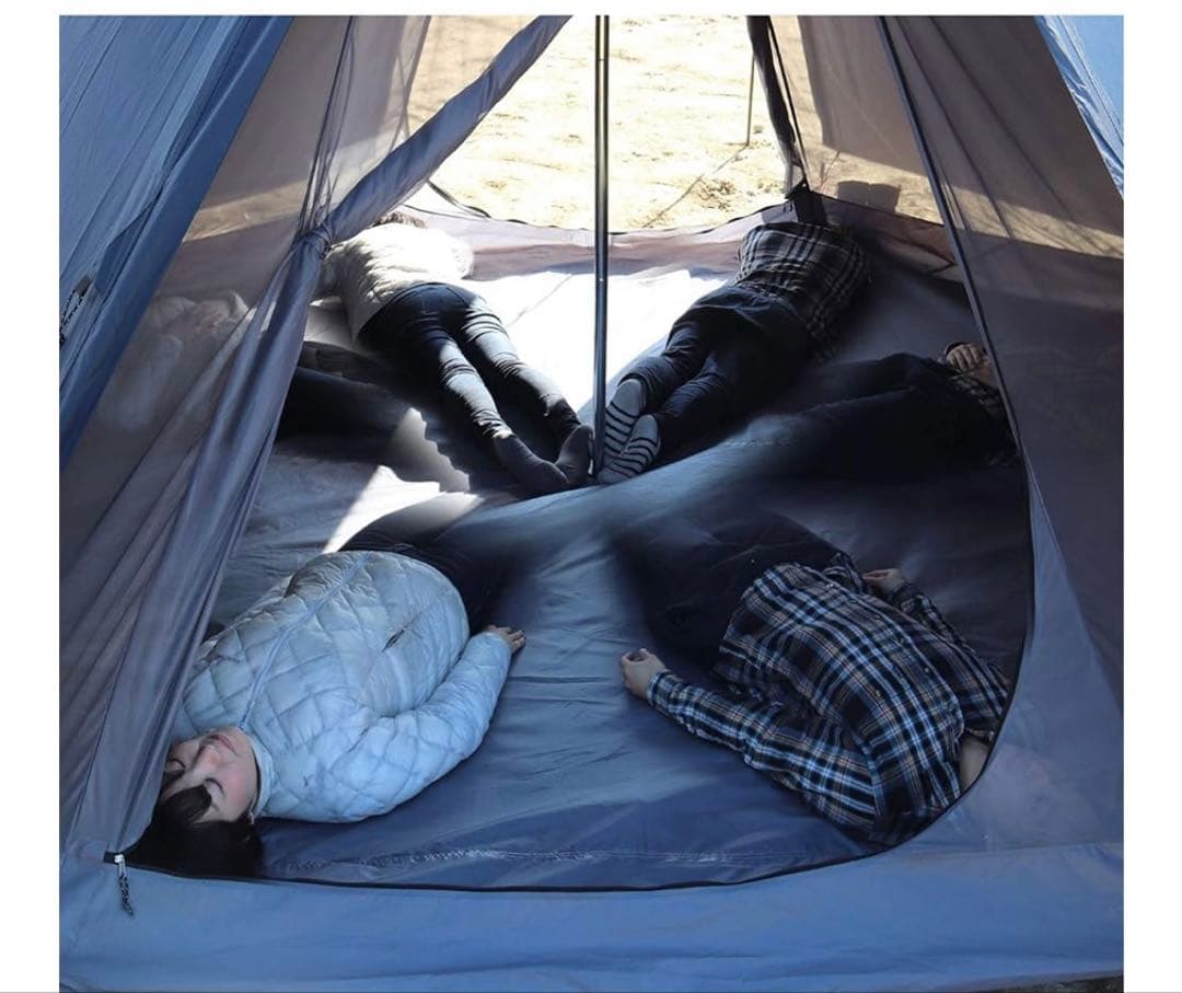 DOD ワンポールテント L ブラック グランドシート&トンガリハット付き