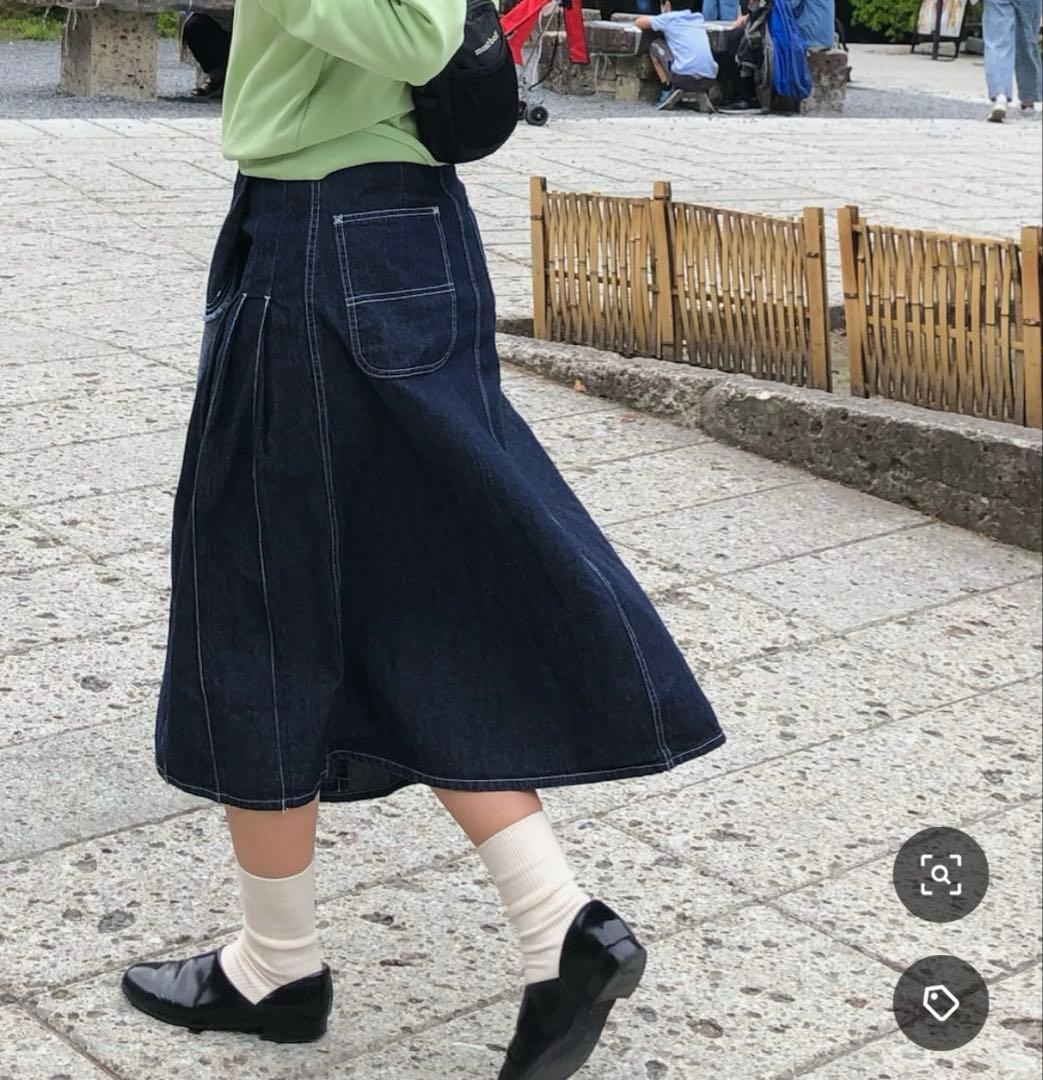 BEAMS BOY ラッププリーツスカート サイズ2