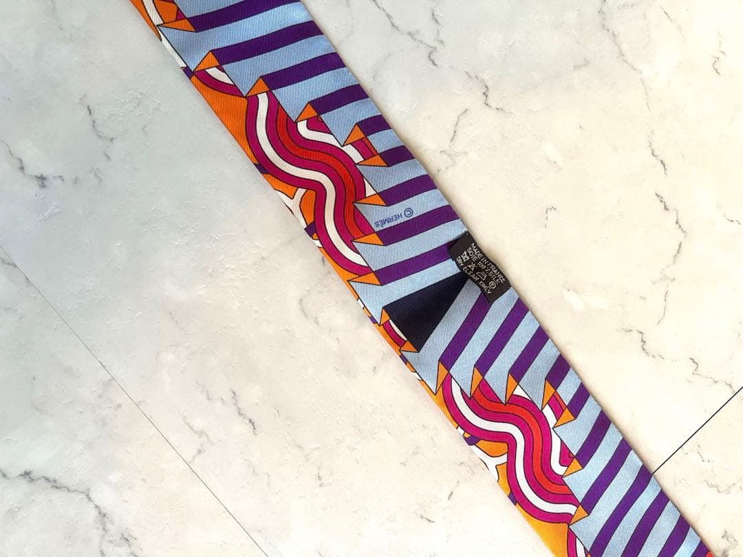 【HERMES】 エルメス 　ツイリー　シルクスカーフ