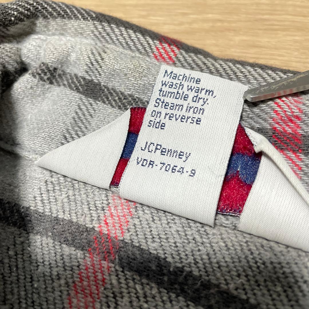 80s USA製 BIGMAC ヘビネル 好配色 ネルシャツ JC Penney