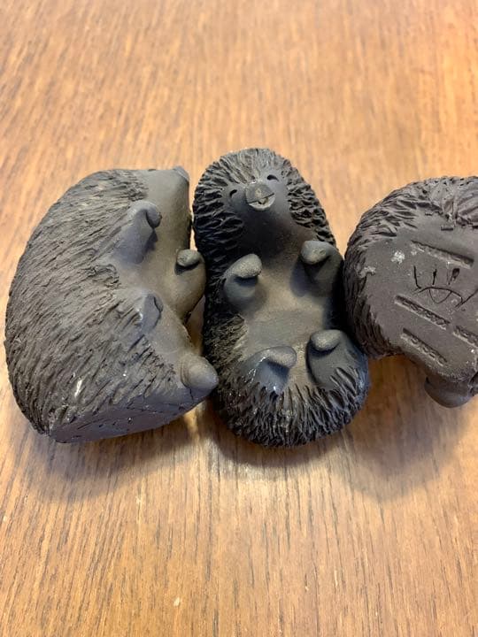 70's デンマーク Ellen Karlsen ハリネズミ ３匹セット