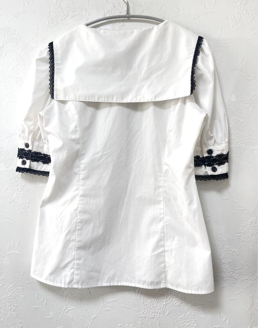 MIHO MATSUDA　ミホマツダ　レース　リボン　ブラウス