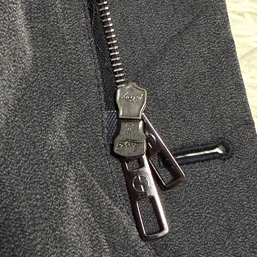 【美品】ジョルジオアルマーニ ロングコート サイドベルト 2way グレー 48