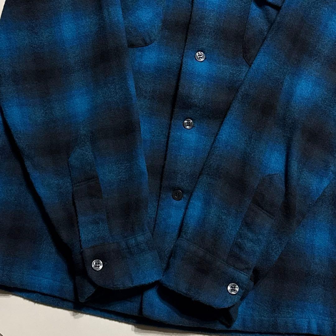 極上 60's PENDLETON ウールフランネル ボードシャツ オンブレ