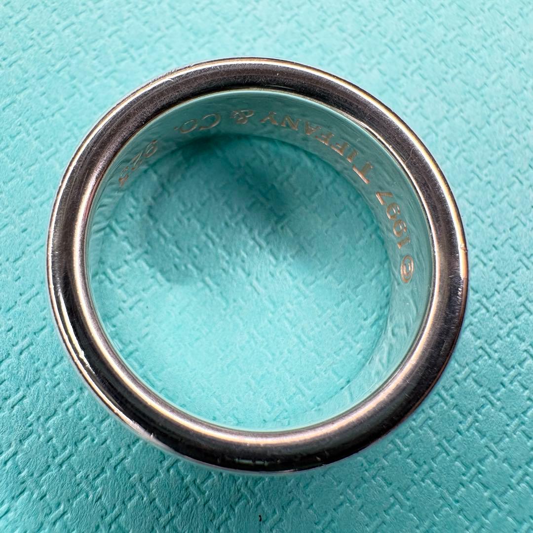 【美品】約17号 ティファニー Tiffany ナロー 1837リングSV925