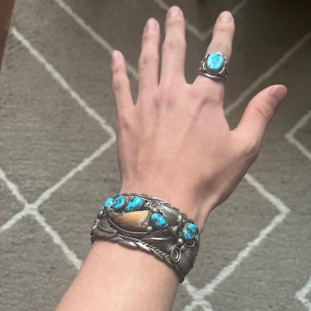 専用　ナバホ族 Mike Thomas Jr作ヴィンテージ バングル