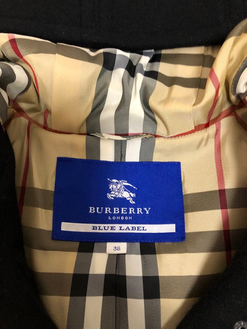 バーバリー ロンドン　ブルーレーベル　ダッフルコート