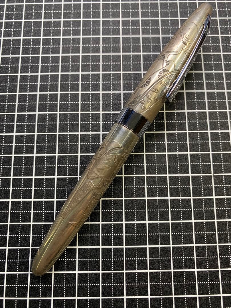 PILOT CUSTOM UKIYOE Sterling-Silver 字幅F
