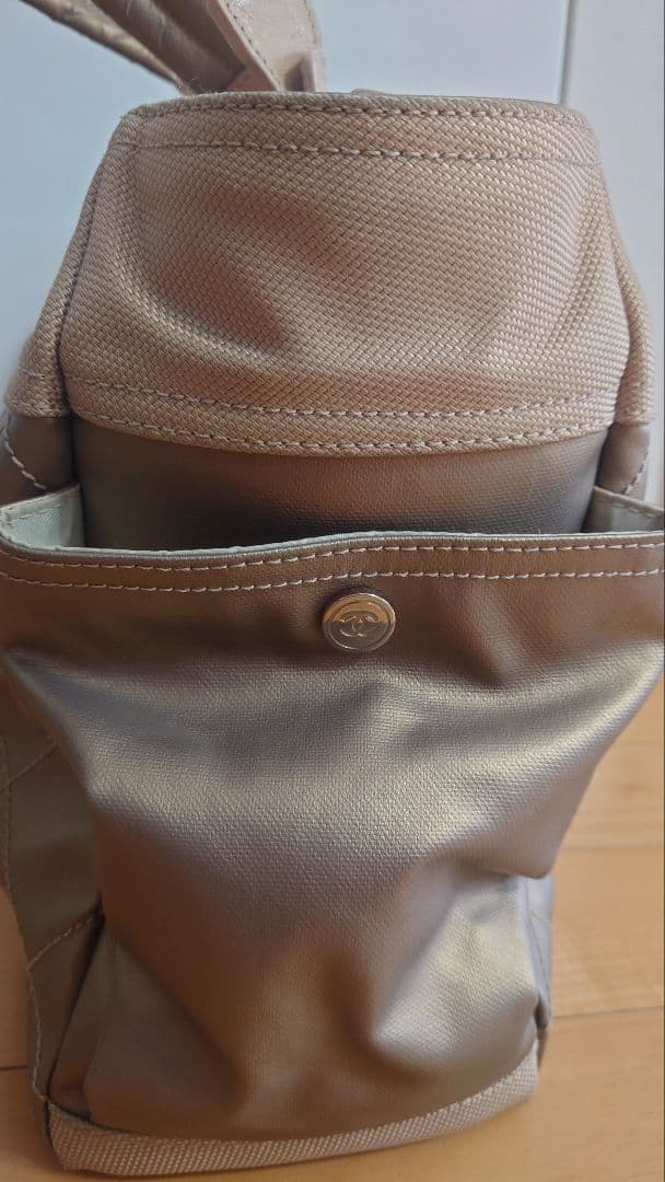 CHANEL　シャネル　パリビアリッツ　トートバッグ　キルティング
