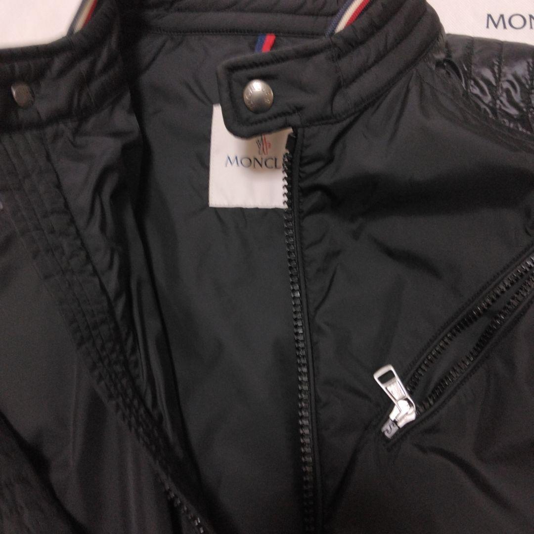【国内正規新品】モンクレール ライダースジャケット PREMONT ブラック