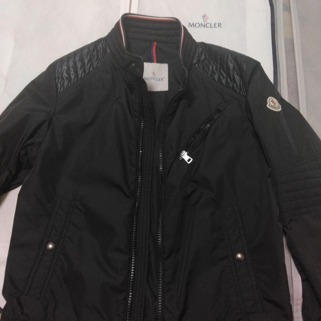 【国内正規新品】モンクレール ライダースジャケット PREMONT ブラック