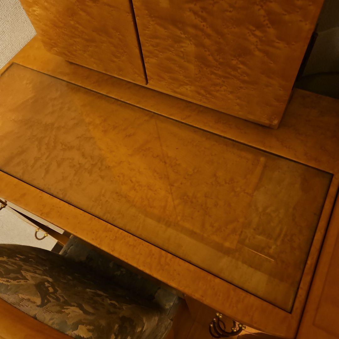 ドレッサー　バーズアイメープル　別売り椅子の購入もお願いします