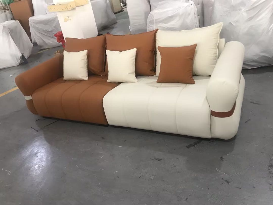 モダンデザイン 合成皮革ソファ 2人掛け・3人掛けソファ