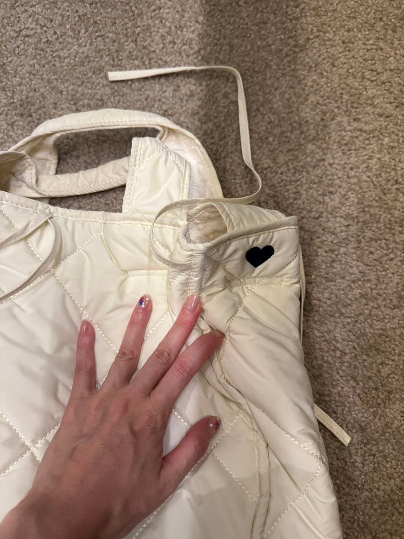 バッグ Reversi -Jacquad & quilting Bag- White