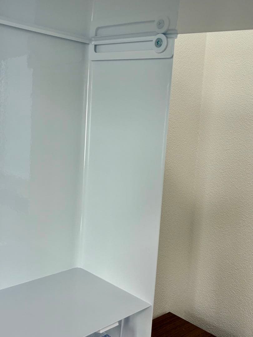 【未使用品】tower 隠せる調味料ラック　ホワイト　調味料ラック付き　送料無料