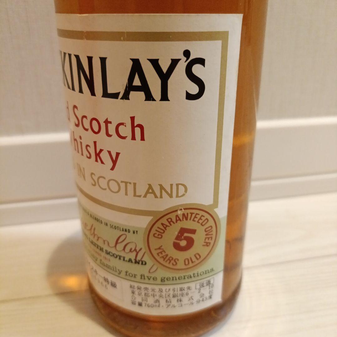 【未開栓】マッキンレー MACKINLAYS 5年 ウイスキー760ml 43度