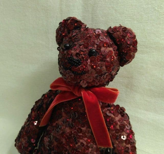 (田川啓二) スパンコール刺繍のベアR