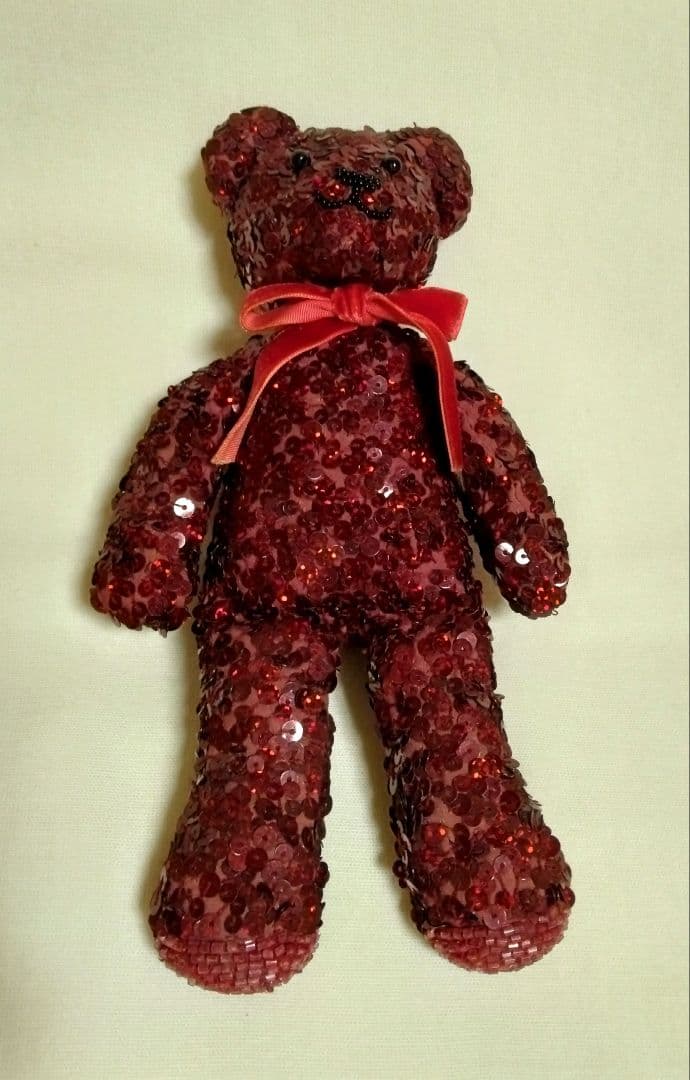 (田川啓二) スパンコール刺繍のベアR