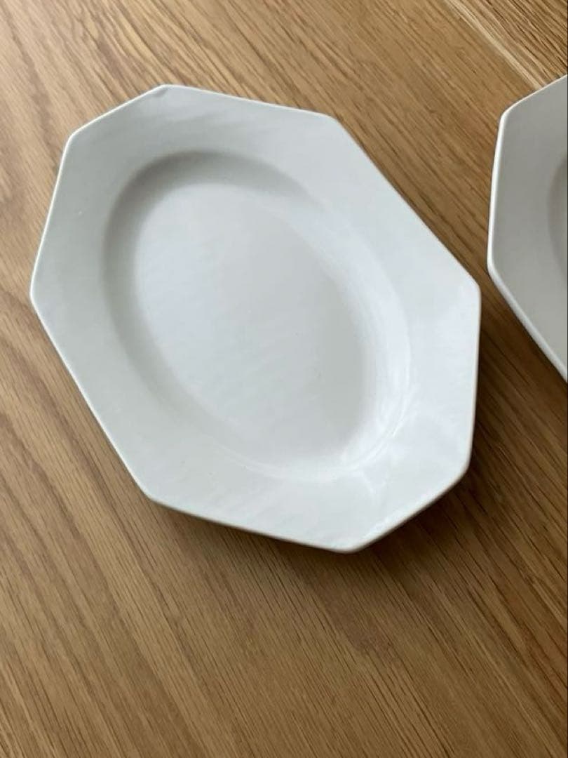 岡田直人　オクトゴナル プレート 　八角 長皿　2枚セット