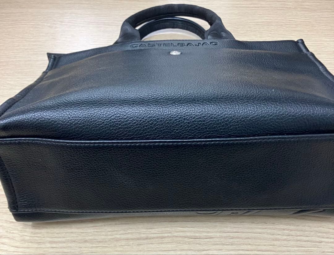 T10401 CASTELBAJAC ブラック トートバッグ