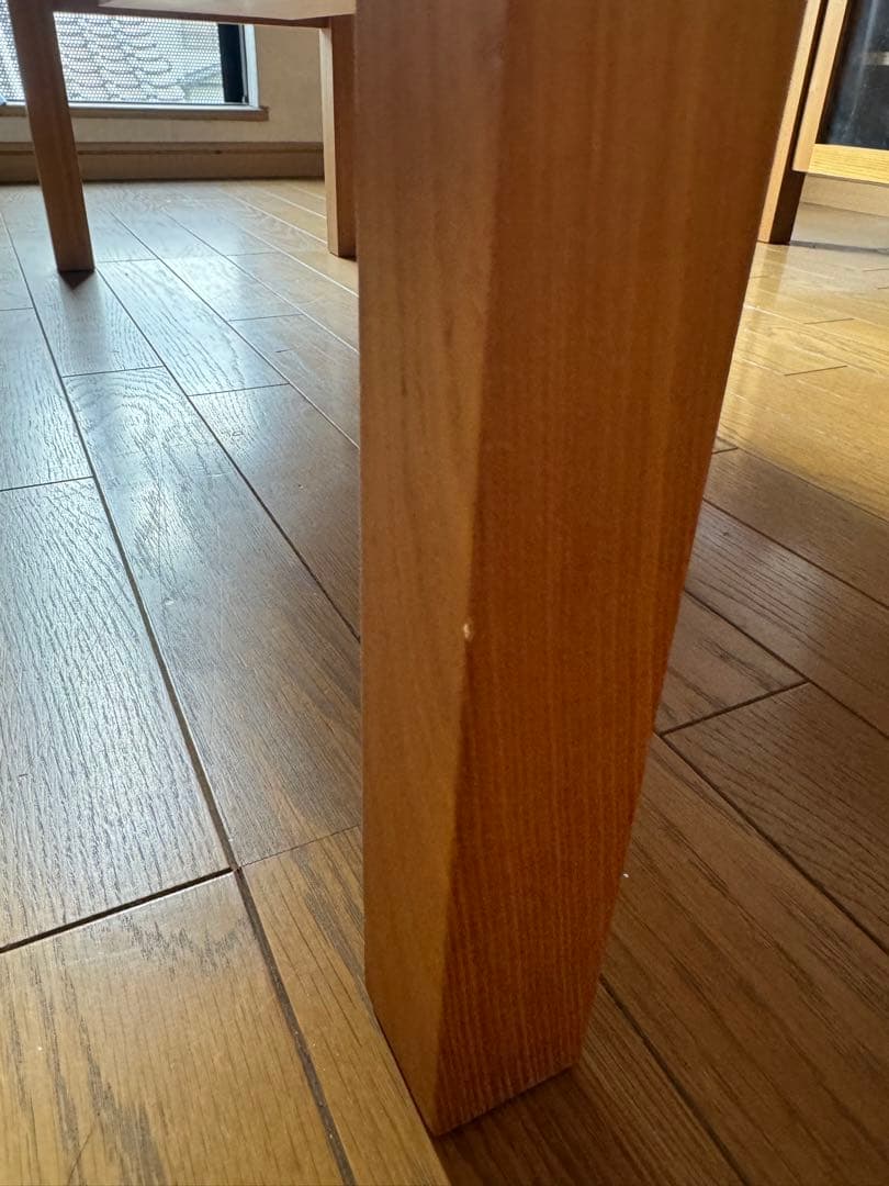 無印良品　タモ材　ベンチ　テレビ台。