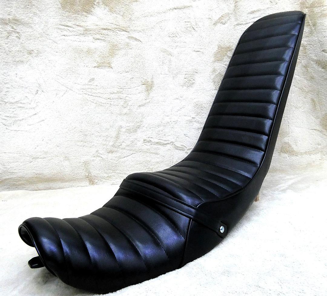 ゼファーΧ　三段シート　黒皮６０センチ/ ZR400G ゼファー400カイ