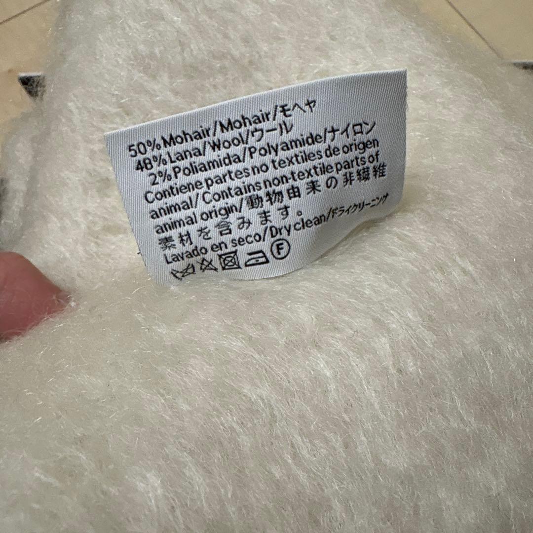 LOEWE マフラー　白